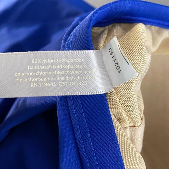 Simply‎ Cacique One Piece Swimsuit Dress Blue - Picture 5 of 7